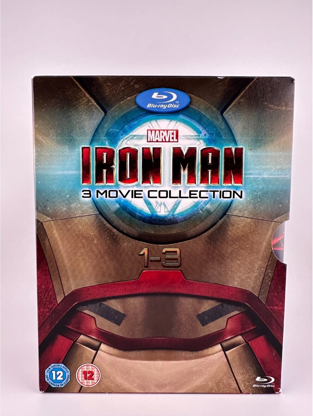 Marvel Iron Man 3-Movie Collection Blu-ray Box Set Iron Man 1 2 3 Robert Downey